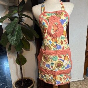 Colorful Fruit Pattern Apron